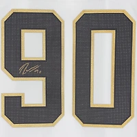 Maillot authentique Adidas blanc autographié par Robin Lehner Vegas Golden Knights