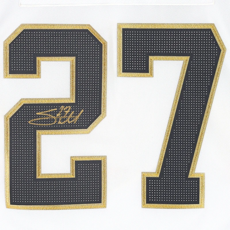 Shea Theodore Vegas Golden Knights Autographed White adidas Authentic Jersey with 2023 Stanley Cup Final Patch 