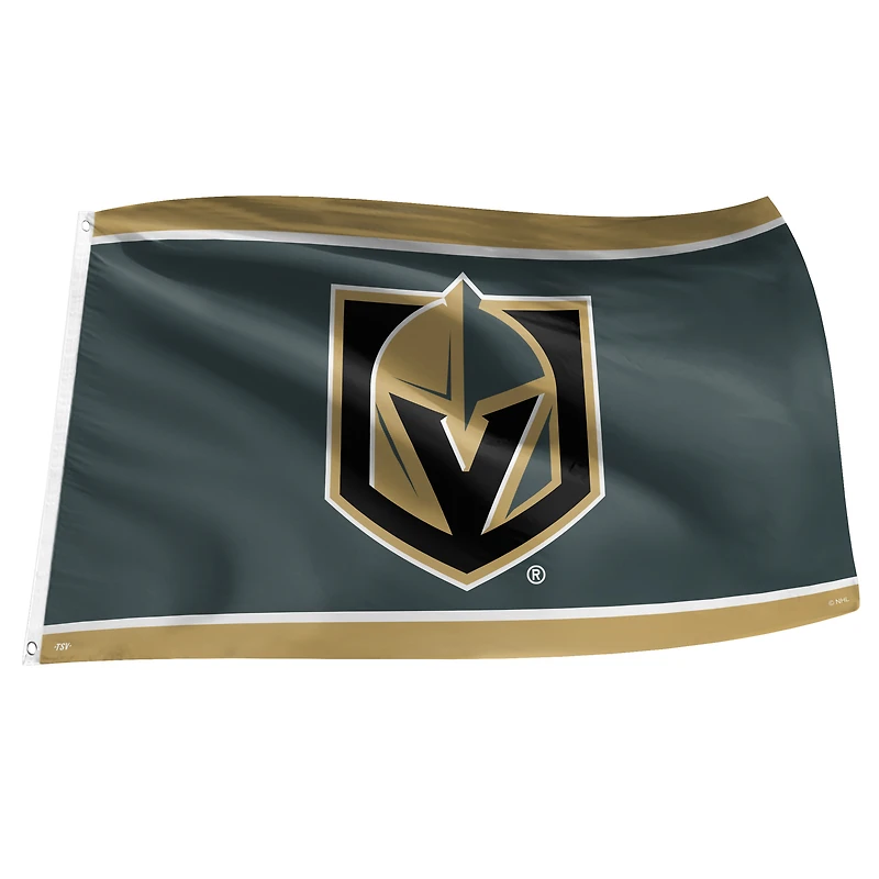 The Sports Vault Vegas Golden Knights - Drapeau 3 pi x 5 pi