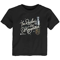 T-shirt noir Vegas Golden Knights 2023 Célébration des champions de la Coupe Stanley pour tout-petit