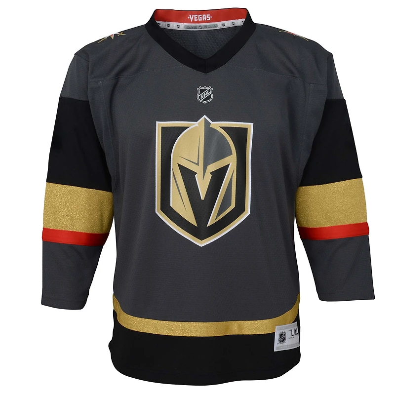 Toddler Gray Vegas Golden Knights Alternate Replica Jersey