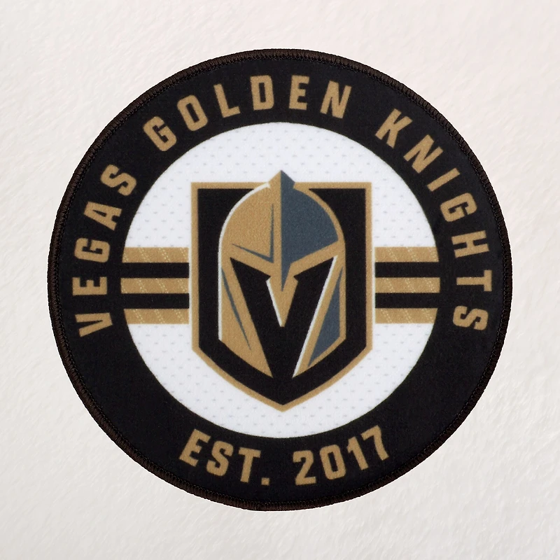 Robe unisexe blanche des Golden Knights de Vegas