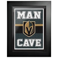 Vegas Golden Knights - Oeuvre encadrée Man Cave 12'' x 16''