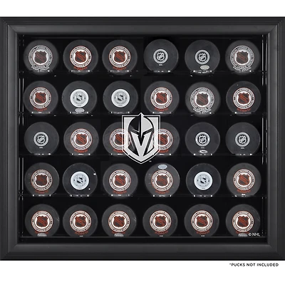Vegas Golden Knights 30-Puck Black Display Case