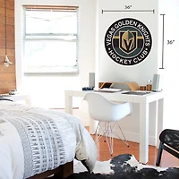 Vegas Golden Knights - 36'' x 36'' Team Repositional Stripe Design Vinyl Sticker Mural