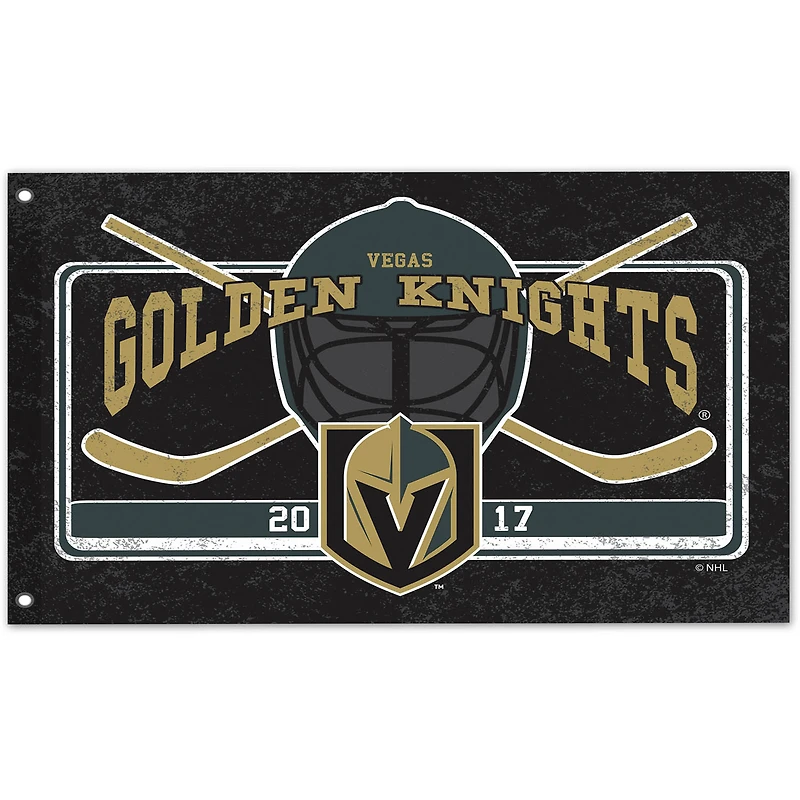 Vegas Golden Knights 36" x 52" Linen Estate Flag