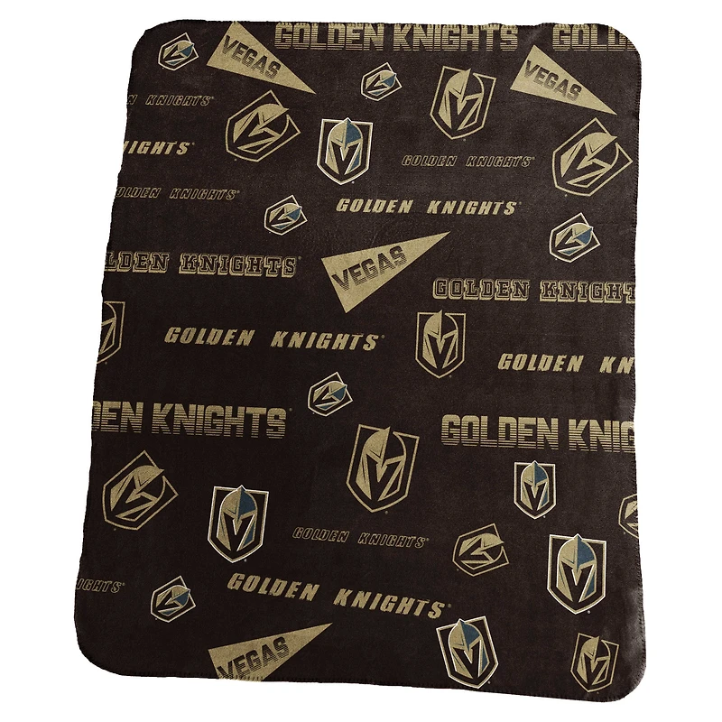 Couverture polaire classique Vegas Golden Knights 50" x 60"