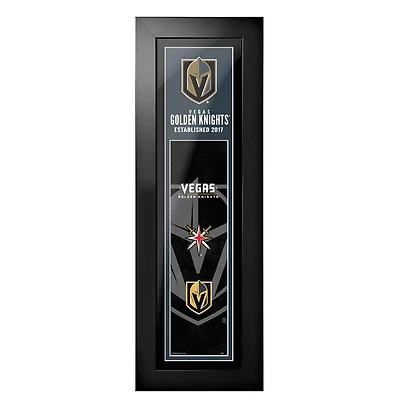 Vegas Golden Knights - 6'' x 22'' Logos to History Cadre encadré