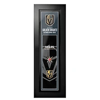 Vegas Golden Knights - 6'' x 22'' Logos to History Cadre encadré