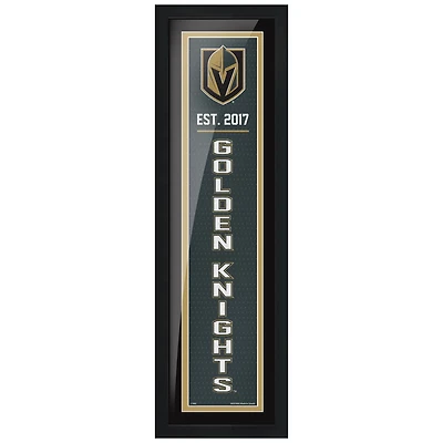 Vegas Golden Knights 6'' x 22'' Team Established Framed - Artwork