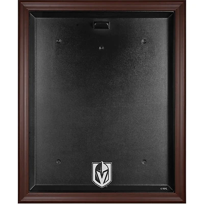 Vitrine en jersey avec logo encadré marron des Golden Knights de Vegas
