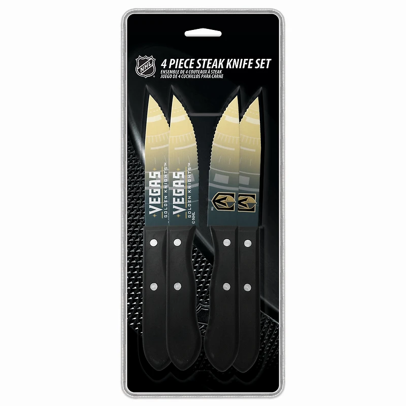 Vegas Golden Knights - Steak Knives 4-Piece Set