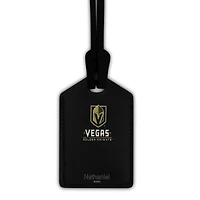Étiquette de bagage en cuir personnalisée Vegas Golden Knights blanche