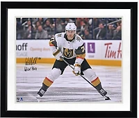 William Karlsson Vegas Golden Knights Autographed 16" x 20" White Jersey Skating Photograph with "Wild Bill" Inscription