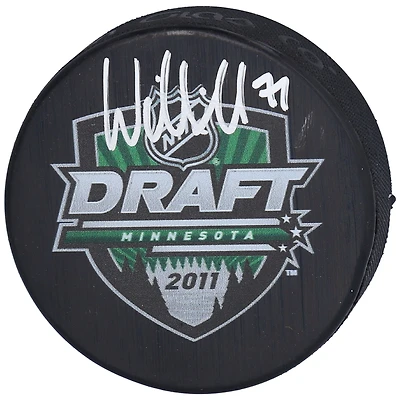 William Karlsson Vegas Golden Knights Autographed 2018 Stanley Cup Final Match-Up Puck
