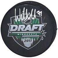 William Karlsson Vegas Golden Knights Autographed 2018 Stanley Cup Final Match-Up Puck