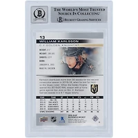 William Karlsson Vegas Golden Knights 2019-20 Upper Deck SP Authentic #13 Beckett Fanatics Witnessed Authenticated 10 Card Autographié