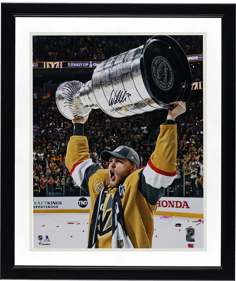 William Karlsson Vegas Golden Knights Autographed 2023 Stanley Cup Champions 16" x 20" Raising Cup Photograph