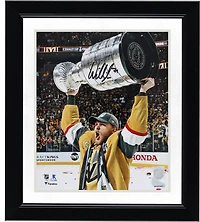 William Karlsson Vegas Golden Knights Autographed 2023 Stanley Cup Champions 8" x 10" Raising Cup Photograph