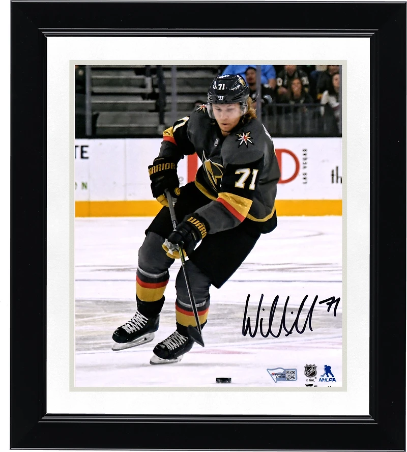 William Karlsson Vegas Golden Knights Autographed 8" x 10" Black Jersey Skating Photograph
