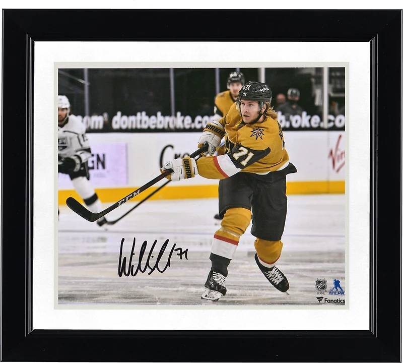 William Karlsson Vegas Golden Knights Autographed 8" x 10" Gold Jersey Shooting Photograph