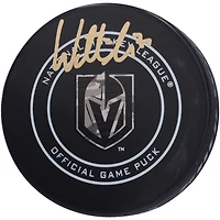 William Karlsson Vegas Golden Knights Autographed Camo Official Game Puck