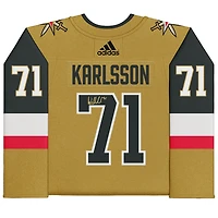 William Karlsson Vegas Golden Knights Autographed Gold Adidas Authentic Jersey with 2023 Stanley Cup Final Patch