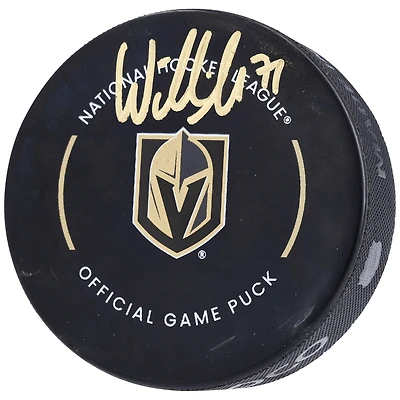 Rondelle de hockey officielle autographiée par William Karlsson des Vegas Golden Knights