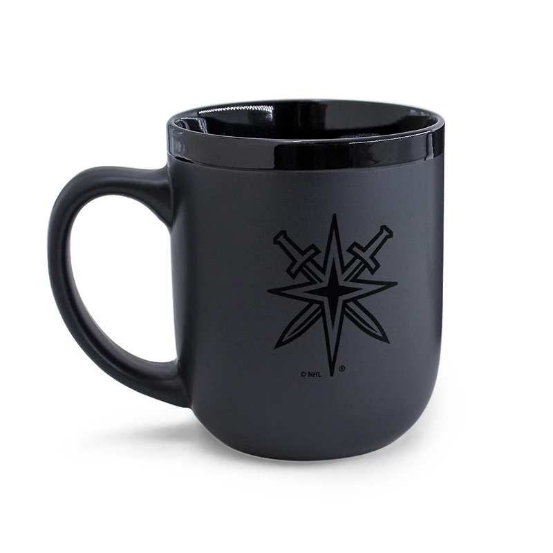 Tasse WinCraft Vegas Golden Knights 48 cl en céramique noire ton sur ton