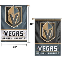 Bannière verticale recto verso WinCraft Vegas Golden Knights 28" x 40"