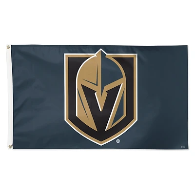 WinCraft Vegas Golden Knights Drapeau simple face avec logo principal 3 pi x 5 pi
