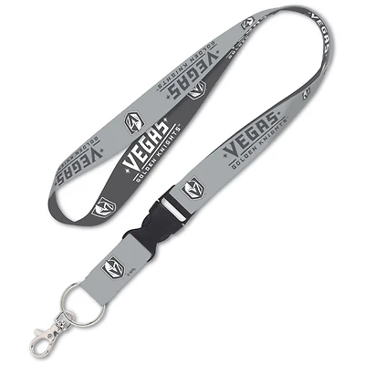 Lanière WinCraft Vegas Golden Knights Charcoal