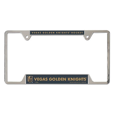 WinCraft  Vegas Golden Knights Chrome Plated Metal License Plate Frame