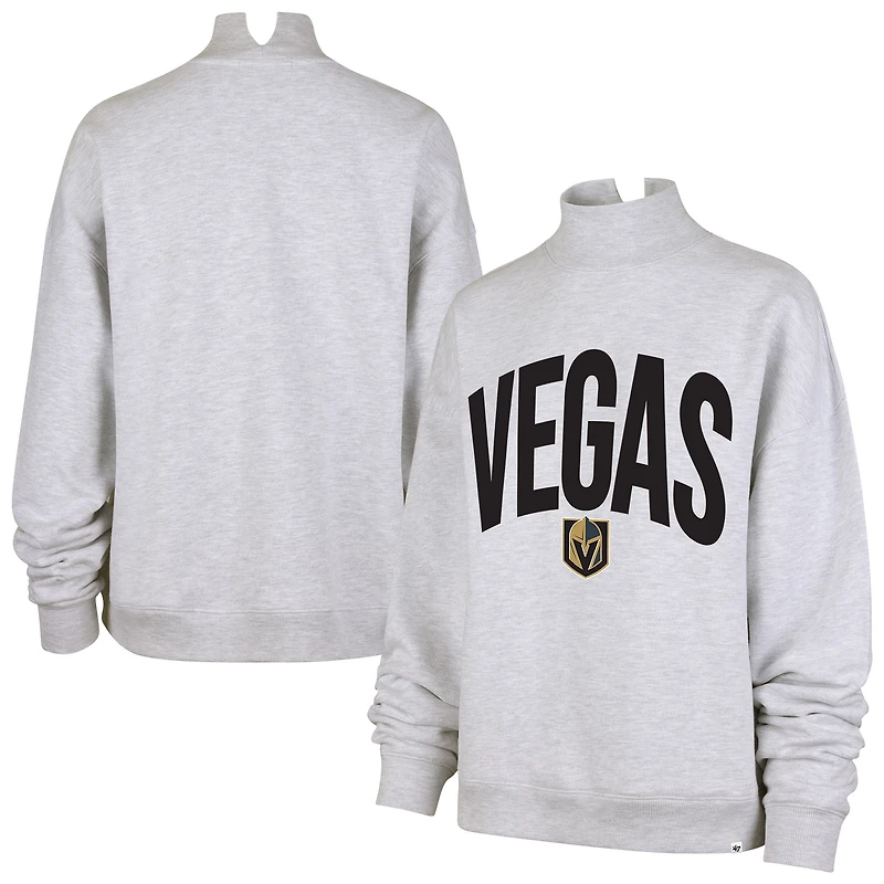 Women's '47 Heather Gray Vegas Golden Knights Subtle Muse Sweatshirt