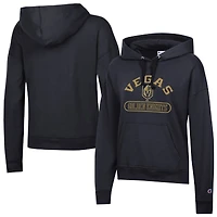 Women's Champion  Black Vegas Golden Knights Arched Pill Box Hoodie