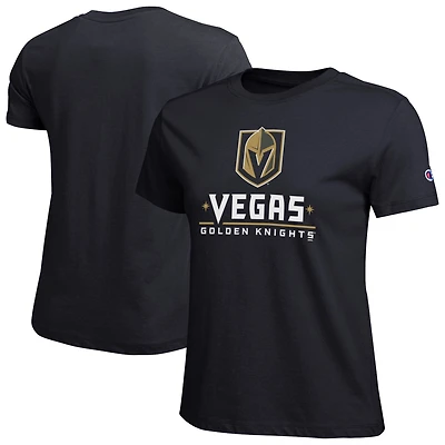 T-shirt à logo Black Vegas Golden Knights pour femmes
