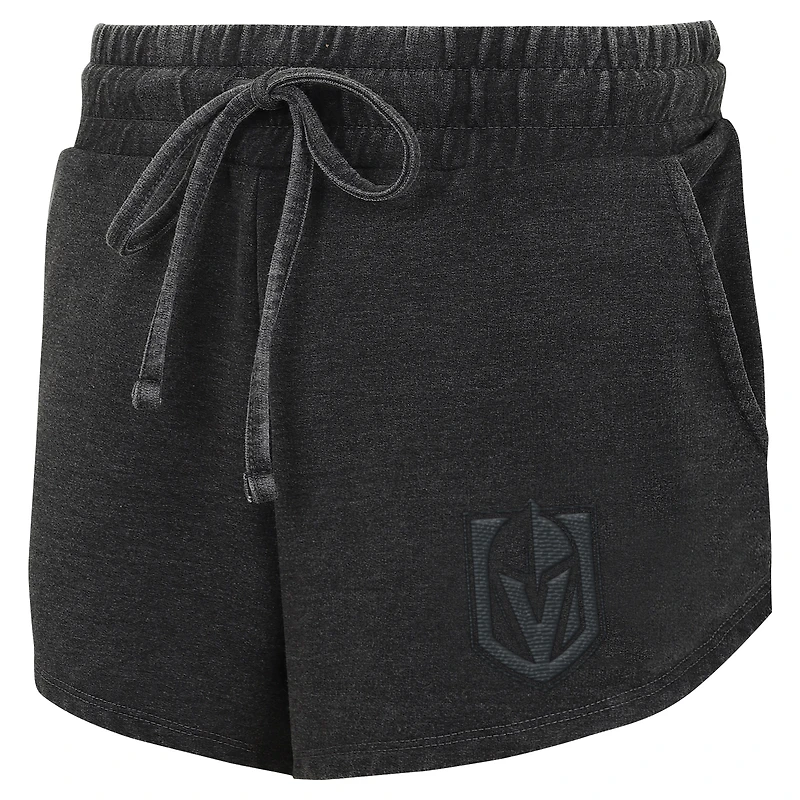 Short en polaire Concepts Sport Charcoal Vegas Golden Knights Volley pour femmes