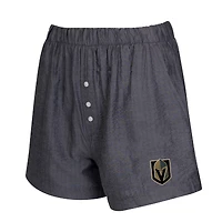 Ensemble de deux boxers gris Vegas Golden Knights pour femme Concepts Sport