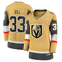 Women's Fanatics Adin Hill Gold Vegas Golden Knights Home Breakaway Player Jersey
