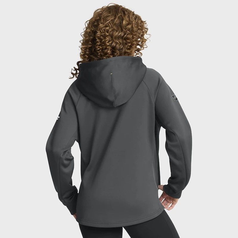 Sweat à capuche zippé intégral Authentic Pro Rink Fanatics Black Vegas Golden Knights pour femme