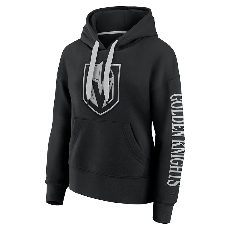 Sweat à capuche noir Vegas Golden Knights Elements Next pour femmes Fanatics