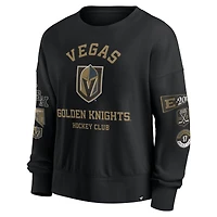 Sweat-shirt à capuche Fanatics Black Vegas Golden Knights Go Team pour femme