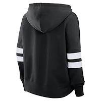 Sweat à capuche surdimensionné noir Vegas Golden Knights Fanatics pour femme