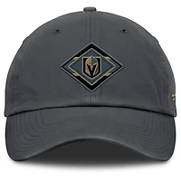 Women's Fanatics Charcoal Vegas Golden Knights Authentic Pro Rink Adjustable Hat