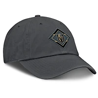 Women's Fanatics Charcoal Vegas Golden Knights Authentic Pro Rink Adjustable Hat