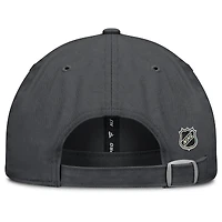 Women's Fanatics Charcoal Vegas Golden Knights Authentic Pro Rink Adjustable Hat