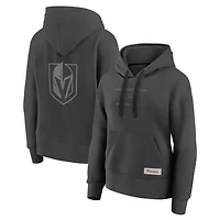 Women's Fanatics Charcoal Vegas Golden Knights Elements Future Ground Subtle Tonal Pullover Hoodie