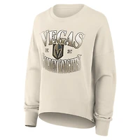 Sweat-shirt surdimensionné pour femme Fanatics Cream Vegas Golden Knights