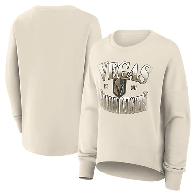 Sweat-shirt surdimensionné pour femme Fanatics Cream Vegas Golden Knights