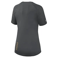 Women's Fanatics  Gray Vegas Golden Knights Authentic Pro Tech T-Shirt